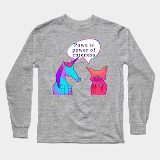 Something about power of cuteness Long Sleeve T-Shirt